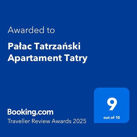 Pałac Tatrzański Apartament Tatry Bukowina Tatrzańska Zewnętrze zdjęcie